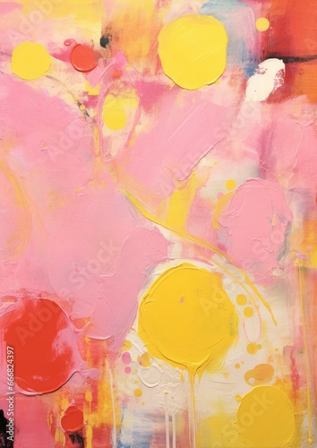 Wallpaper Mural Thick impasto paint on heavy canvas, abstract painting design Torontodigital.ca