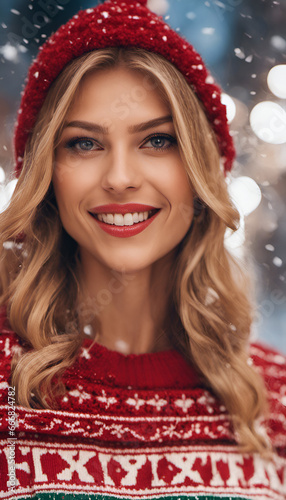 Snowy Red Hat Babe