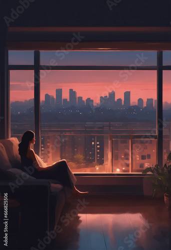 lofi music red