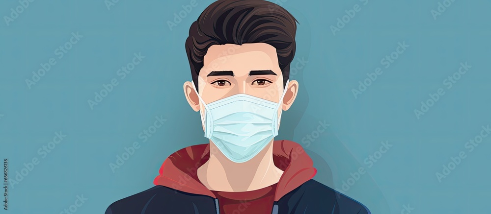 Family members wearing surgical masks to prevent COVID 19 Family members wearing surgical masks to prevent COVID 19