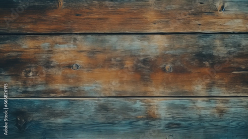 A detailed shot of a weathered wooden wall with layers of peeling paint