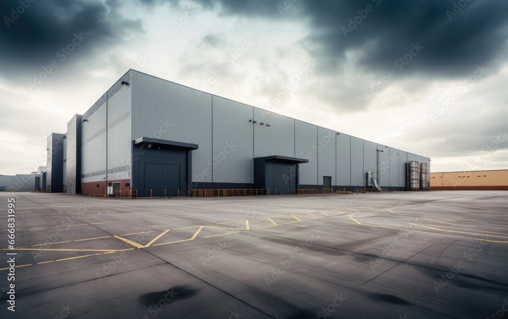 Modern logistics warehouse building structure Modern logistics warehouse building structure