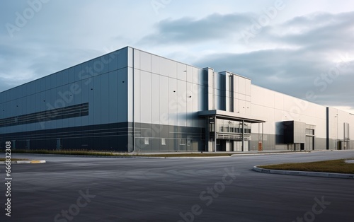 Modern logistics warehouse building structure