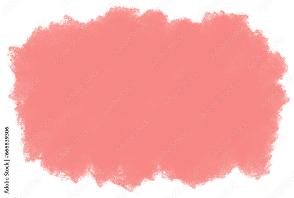Salmon Pink Paint Brush Abstract Shape Element Texture