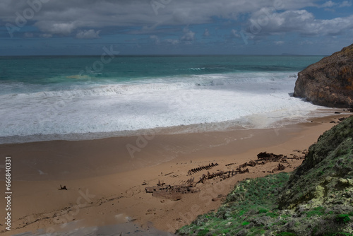 ethel wreck beach cliff warooka yorke peninsula photo