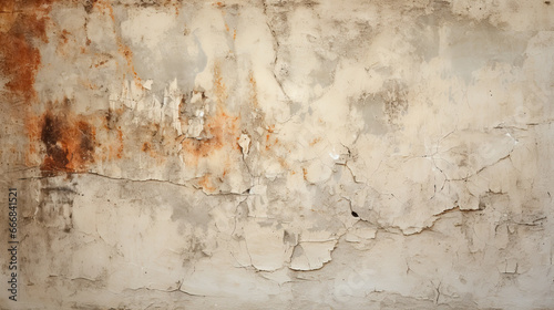 Ancient wall with rough cracked paint  old fresco texture background Ancient wall with rough cracked paint  old fresco texture background