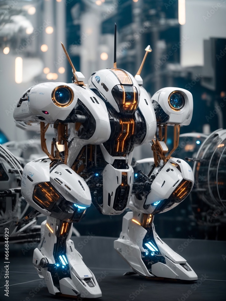 Fototapeta premium Unveiling the Robotic Revolution
