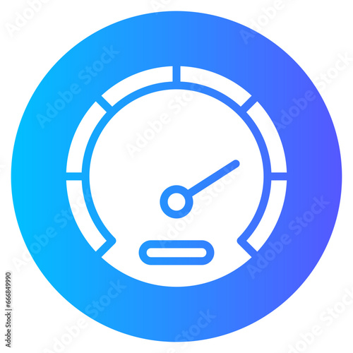 speed gradient icon