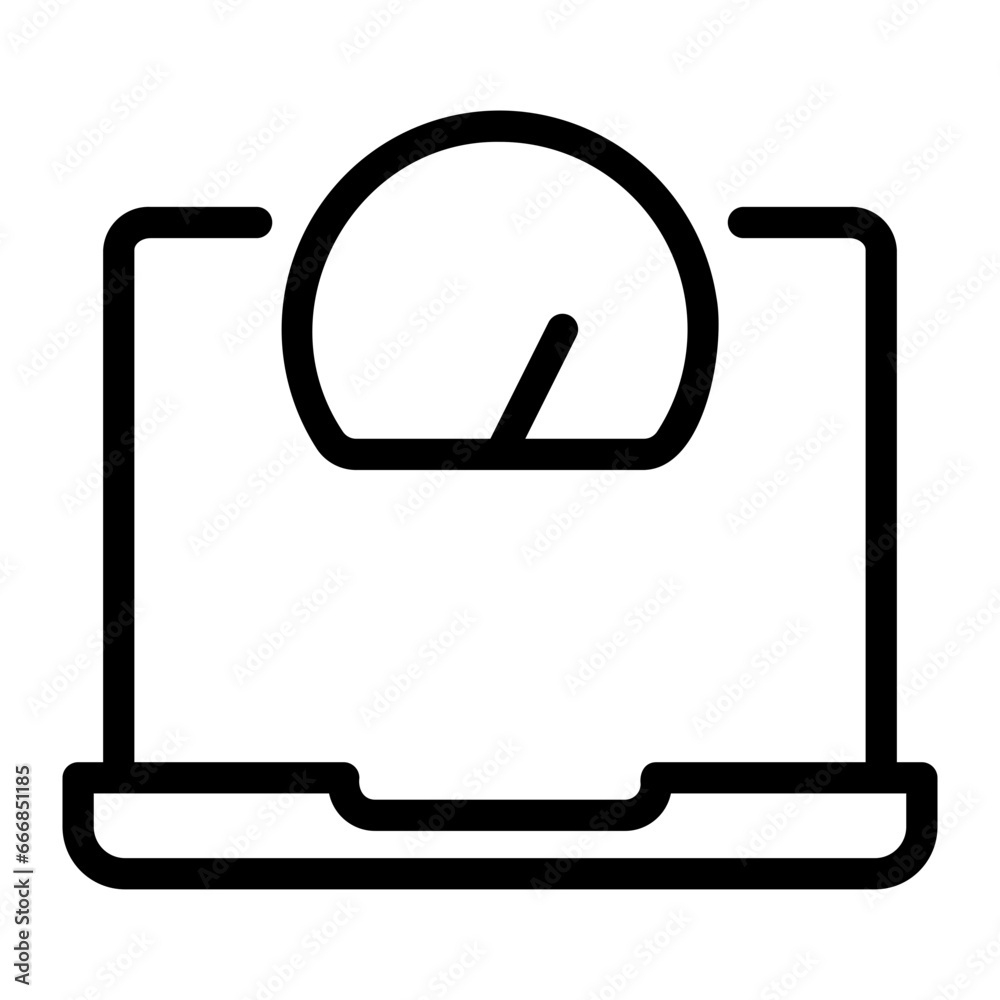 laptop line icon laptop line icon