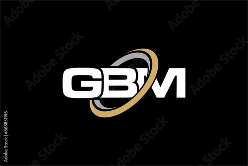 GBM creative letter logo design vector icon illustration photo