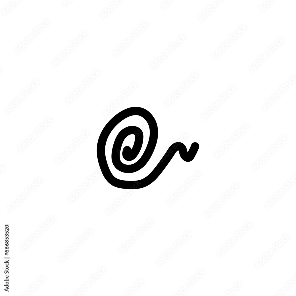 spiral doodle line for decoration spiral doodle line for decoration