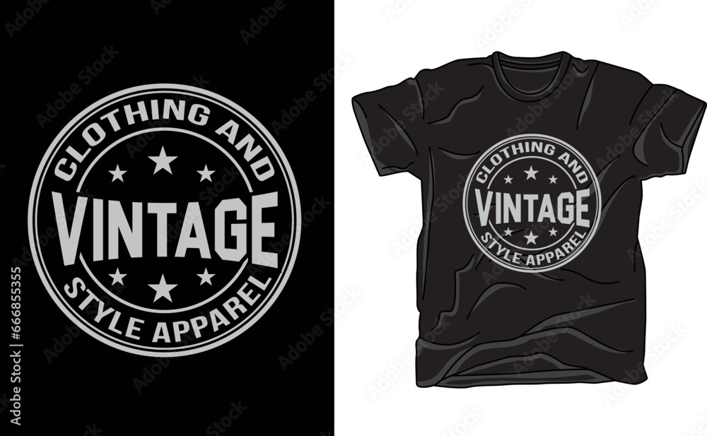 Vintage T shirt Design