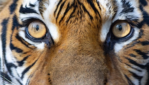 eyes of a tiger close up