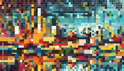 pixel concept background design