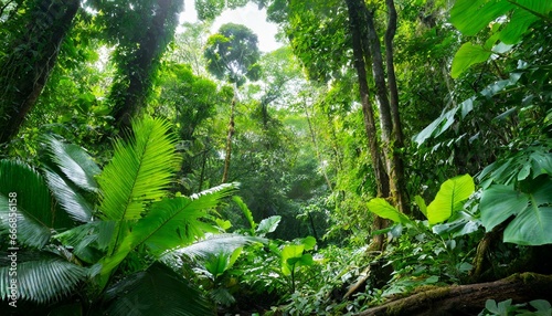 tropical rainforest in central america © Slainie