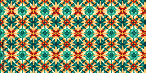 Kaleidoscope christmas pattern Hd