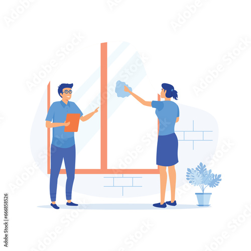 Hotel business isolated cartoon vector illustrations set. flat vector modern illustration 