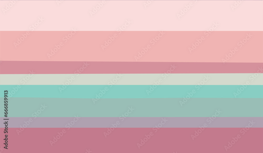 abstract multicolor dynamic wave and striped background. background illustration with pastel and soft colors. can be used for banner, poster, paper, templates, cover cards or wallpaper, etc. 