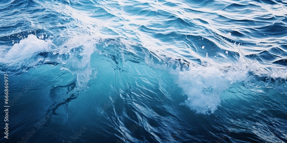 Waves of water of the river and the sea meet each other during high tide and low tide : Generative AI Waves of water of the river and the sea meet each other during high tide and low tide : Generative AI