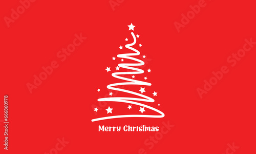 abstract christmas tree