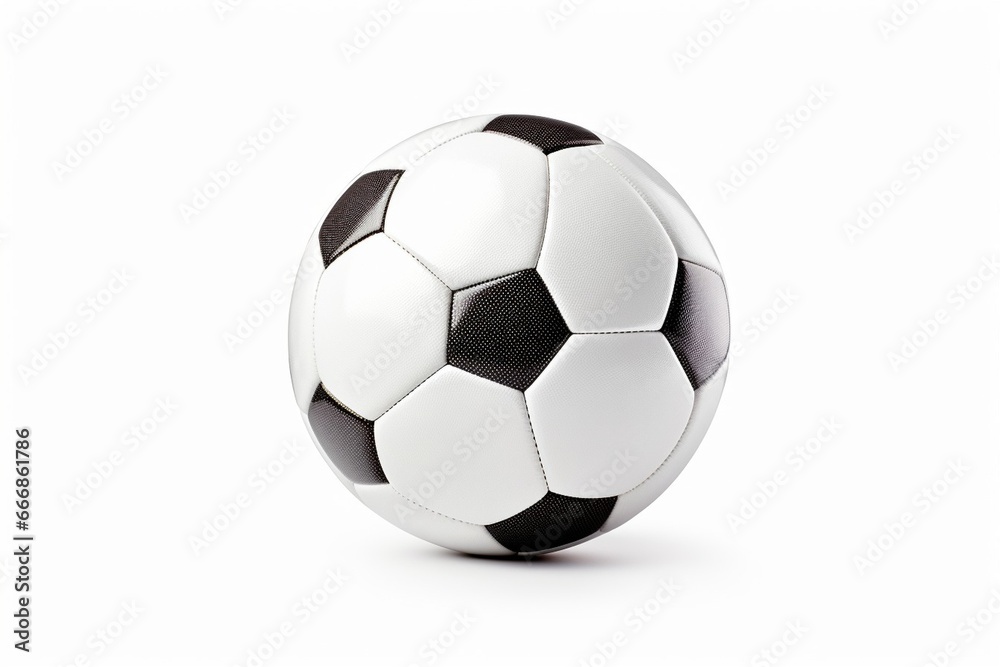 soccer ball isolated on white : Generative AI