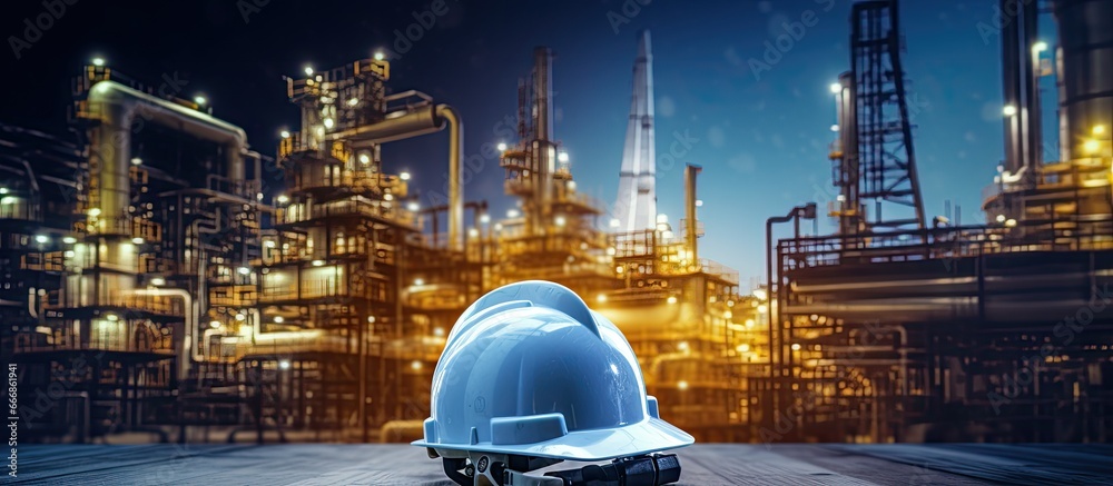 Double exposure of safety standards in the refinery concept with a background in power plants and petrochemical industry estate for energy and fuel