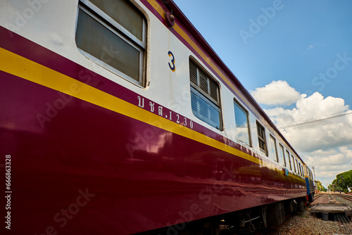 Thailand train passengers