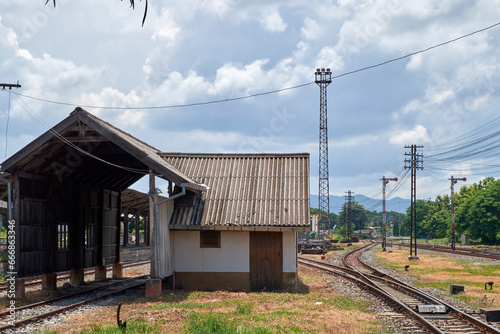 Train routes and rest stops