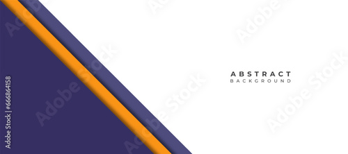 Free Download Abstract orange and blue overlap layers on white background. Vector graphic illustration. - GFXLoad