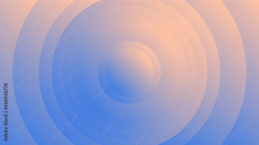 Modern Abstract Background with Circle Round Fluid Liquid and Orange Blue Gradient Color Modern Abstract Background with Circle Round Fluid Liquid and Orange Blue Gradient Color