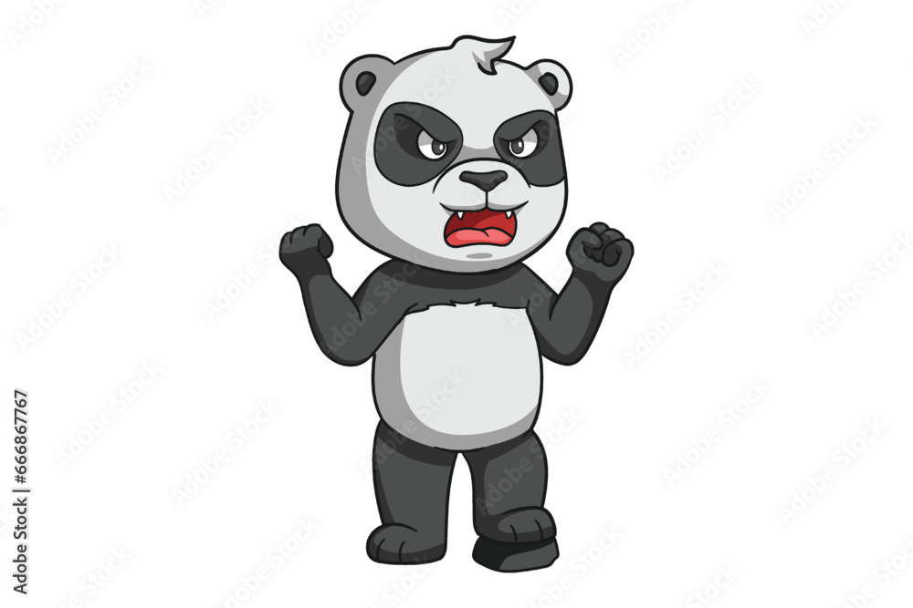 Cute Panda Cartoon Character Design Cute Panda Cartoon Character Design