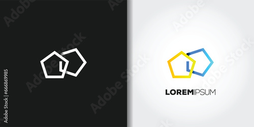 two polygon logo