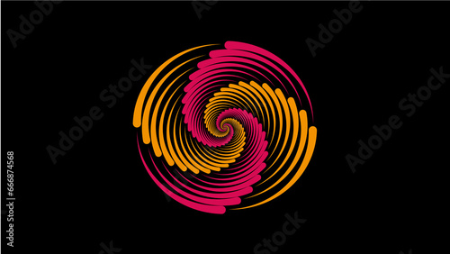 abstract spiral design
