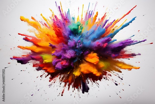 Color explosion texture paint multiple textures © franck