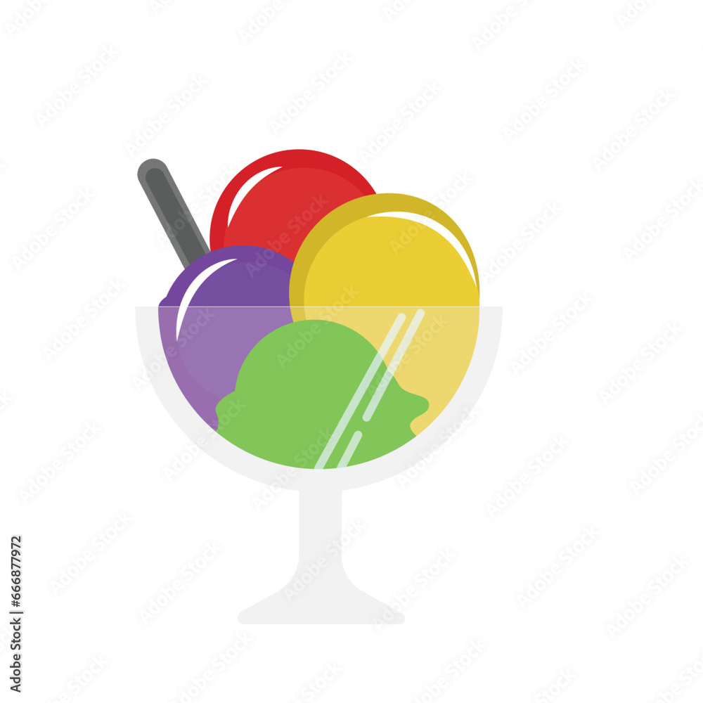 ice cream in a glass ice cream in a glass