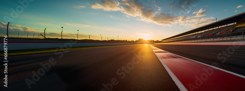 Sport motion blurred racetrack © Elaine