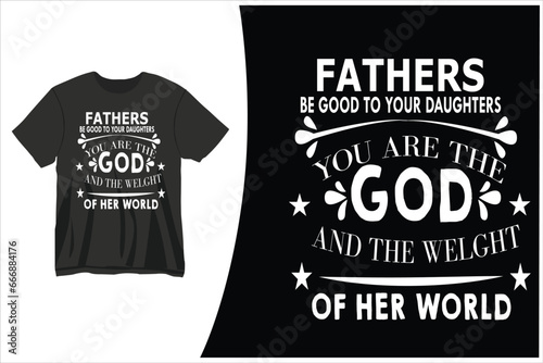 Father's Day T-shirt Design Graphic by Design master