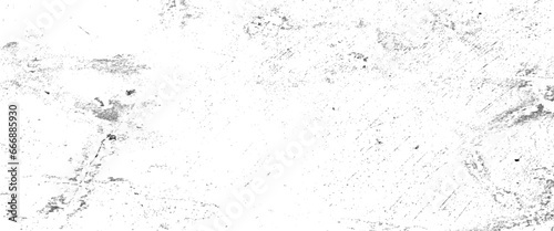 Vector grunge texture black and white cracked surface transparent background, graphic design element halftone style concept.