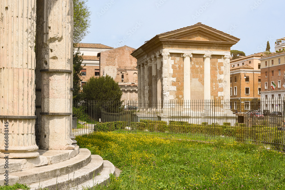 Temple of Portuno in the Forum Boarium, Rome