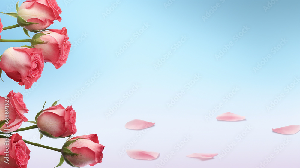pink rose border HD 8K wallpaper Stock Photographic Image pink rose border HD 8K wallpaper Stock Photographic Image
