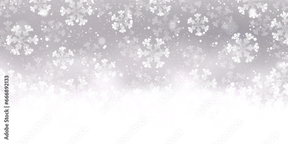 Fototapeta premium クリスマス 雪 風景 冬 背景