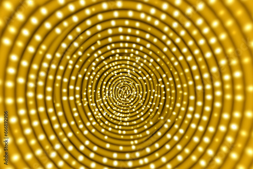 金色の粒子（golden particles）- 螺旋（spiral）