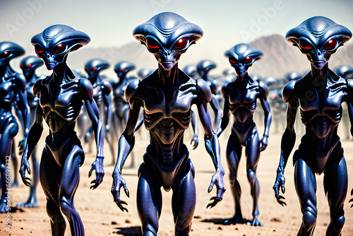 an alien army preparing for war
Generation AI