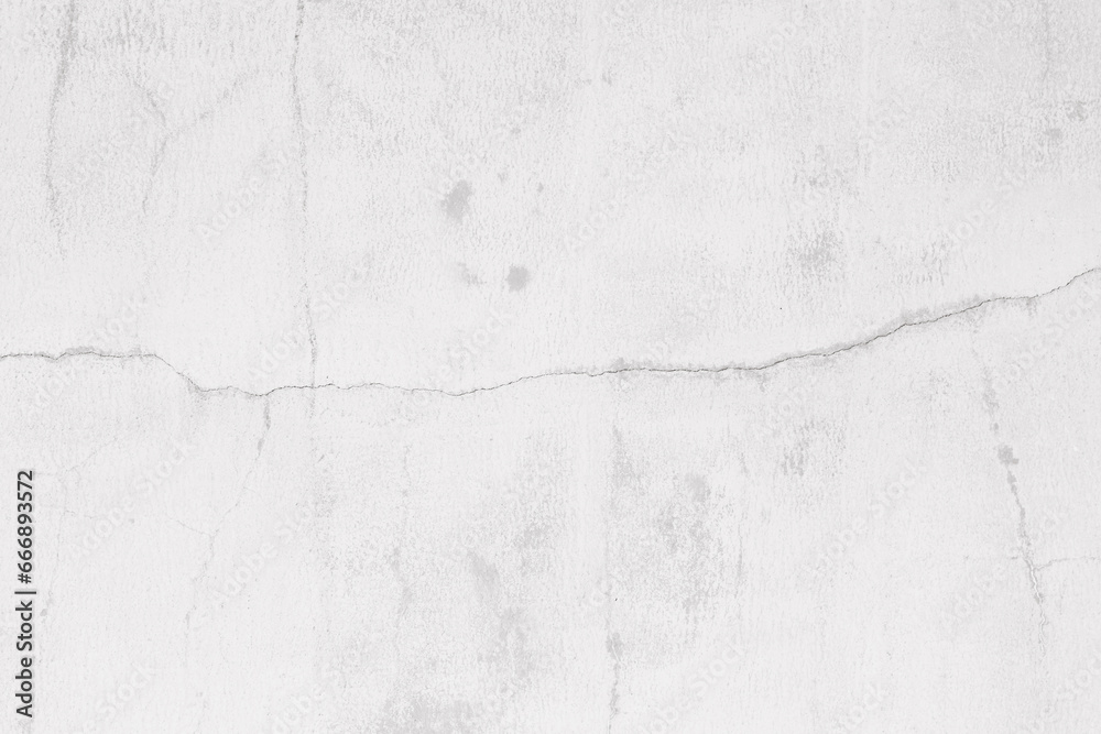 Fototapeta premium Blank white grunge concrete wall texture background, banner, interior design