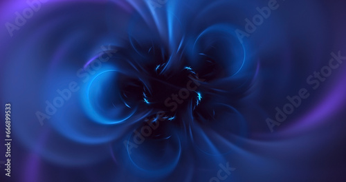 3D manual rendering abstract multicolor technology fractal light background © BetiBup33