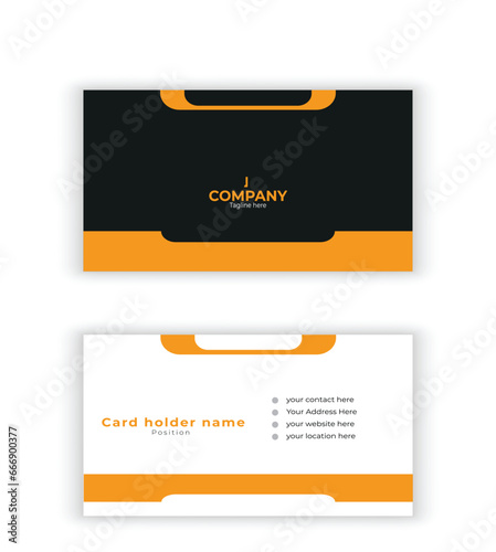 Professional modern creative business card design