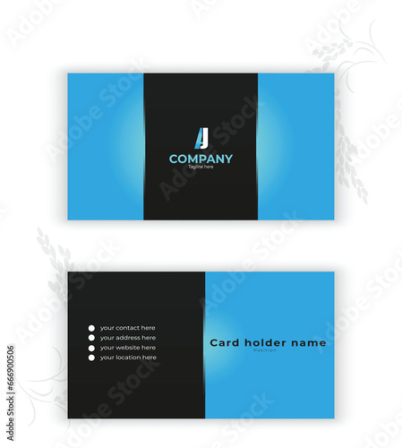 Professional modern creative business card design