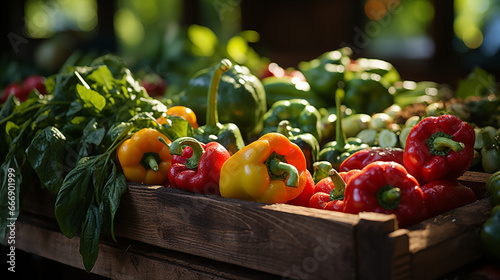 vegetables in the market