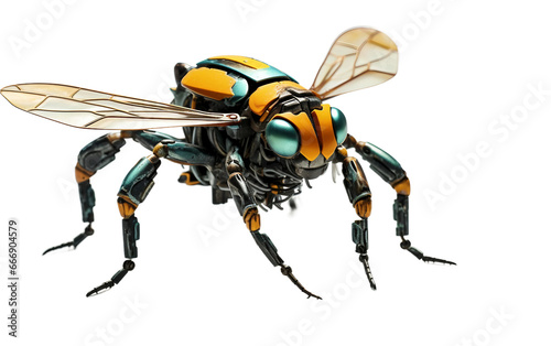 Realistic 3D Robo Fly on Transparent background © MatPhoto