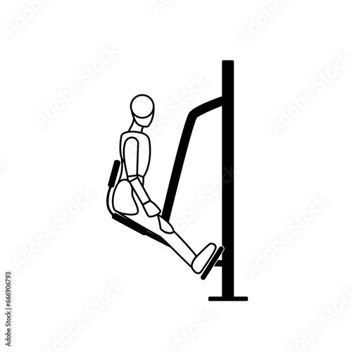 Single leg stretcher 